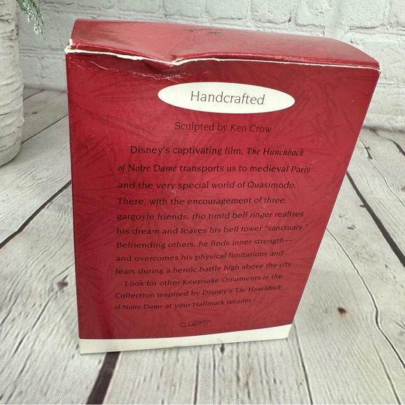 Vintage disney hallmark Keepsake Ornament 90s quasimodo hunchback of notre dame - Picture 3 of 6